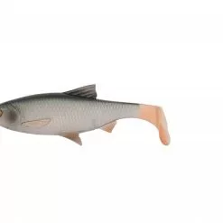 4D River Roach Paddletail - Green Silver