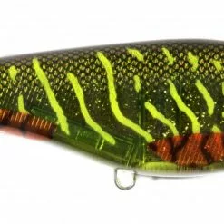 Buster Jerk Shallow - Green Motoroil Pike